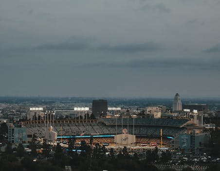 Dodger Stadium in Los Angeles