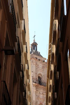 San Juan Bautista church in Malaga