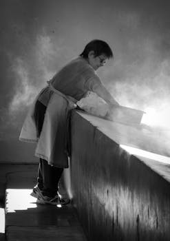 Woman Working with Cleaning